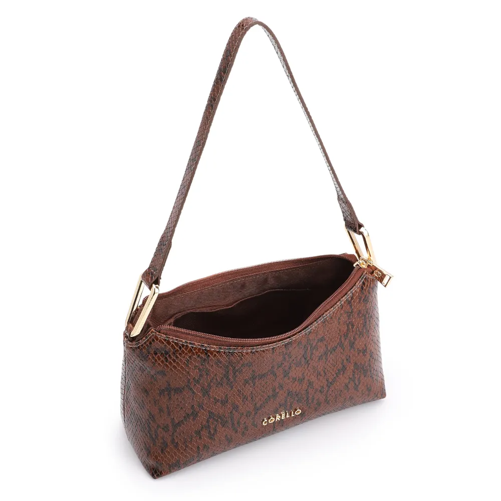  Bolsa De Ombro Alt Python Marrom - imagem 4