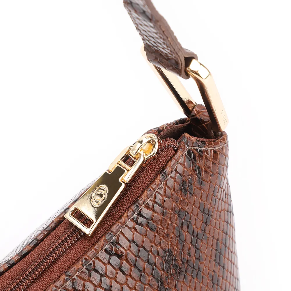  Bolsa De Ombro Alt Python Marrom - imagem 5