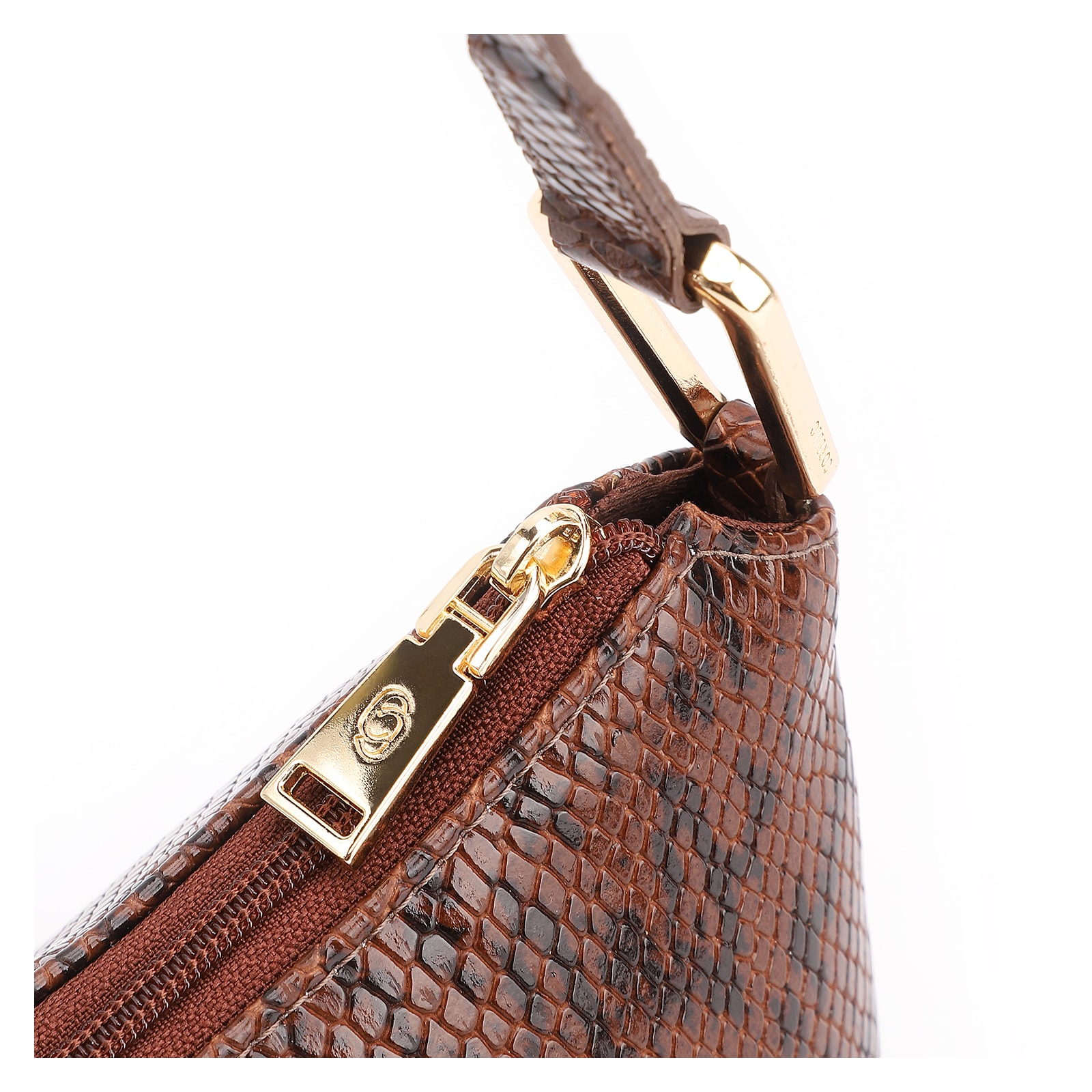  Bolsa De Ombro Alt Python Marrom
