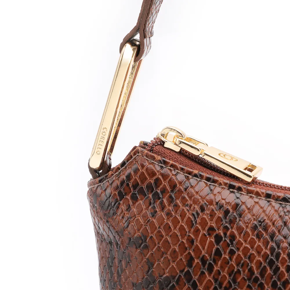  Bolsa De Ombro Alt Python Marrom - imagem 7