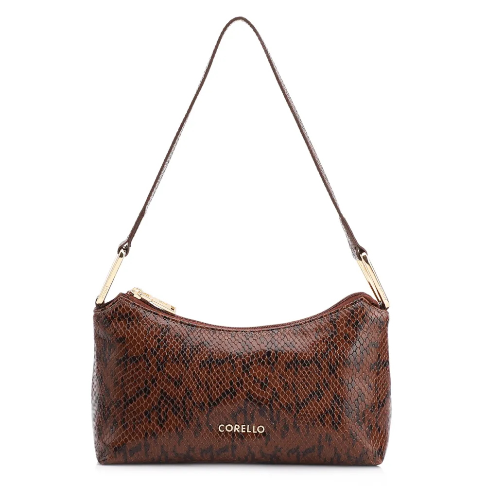  Bolsa De Ombro Alt Python Marrom