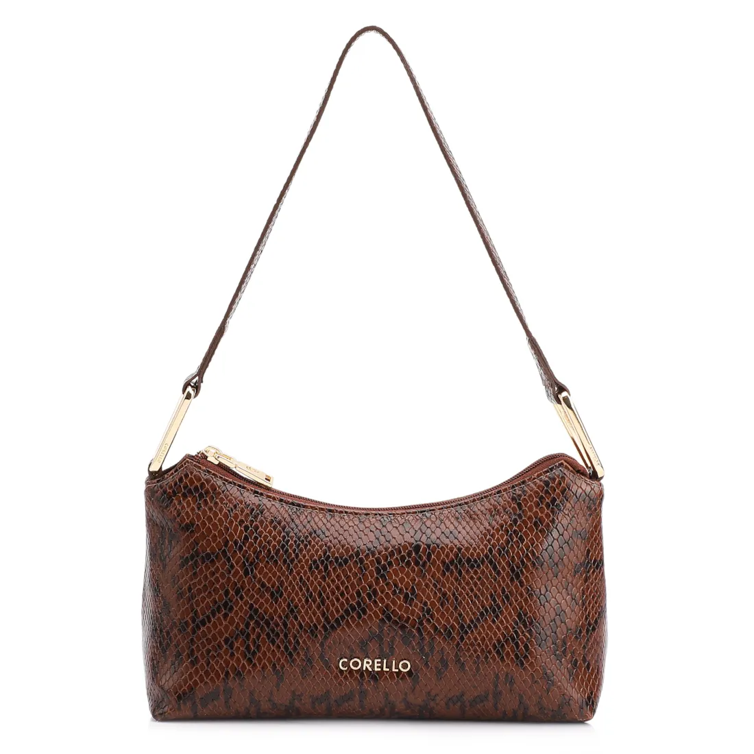  Bolsa De Ombro Alt Python Marrom