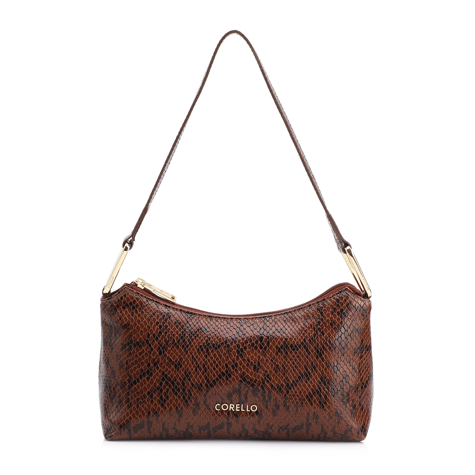 Bolsa De Ombro Alt Python Marrom