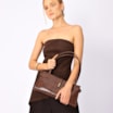  Bolsa De Ombro Alt Python Marrom/Couro Marrom - imagem 2