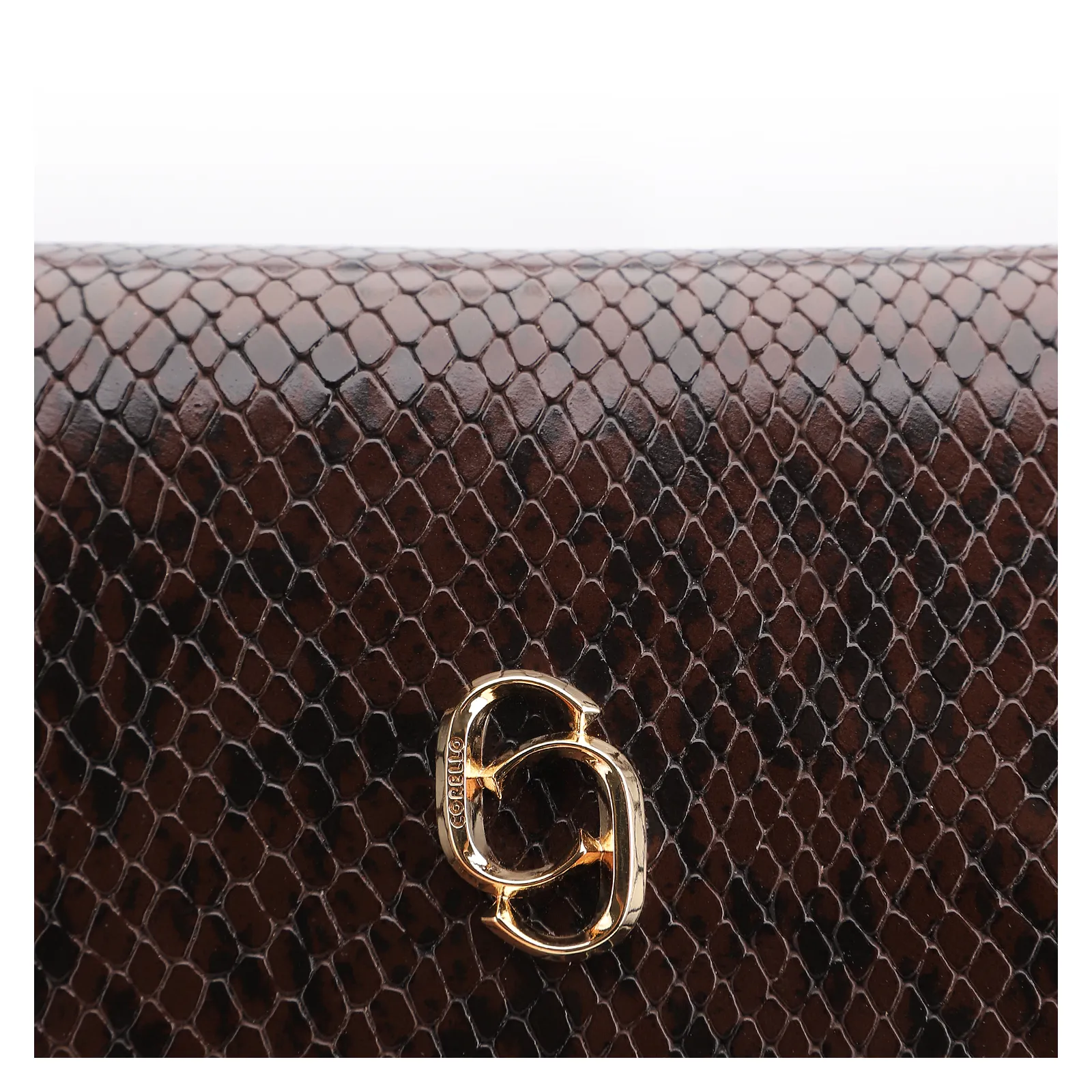 Bolsa De Ombro Alt Python Marrom Escuro