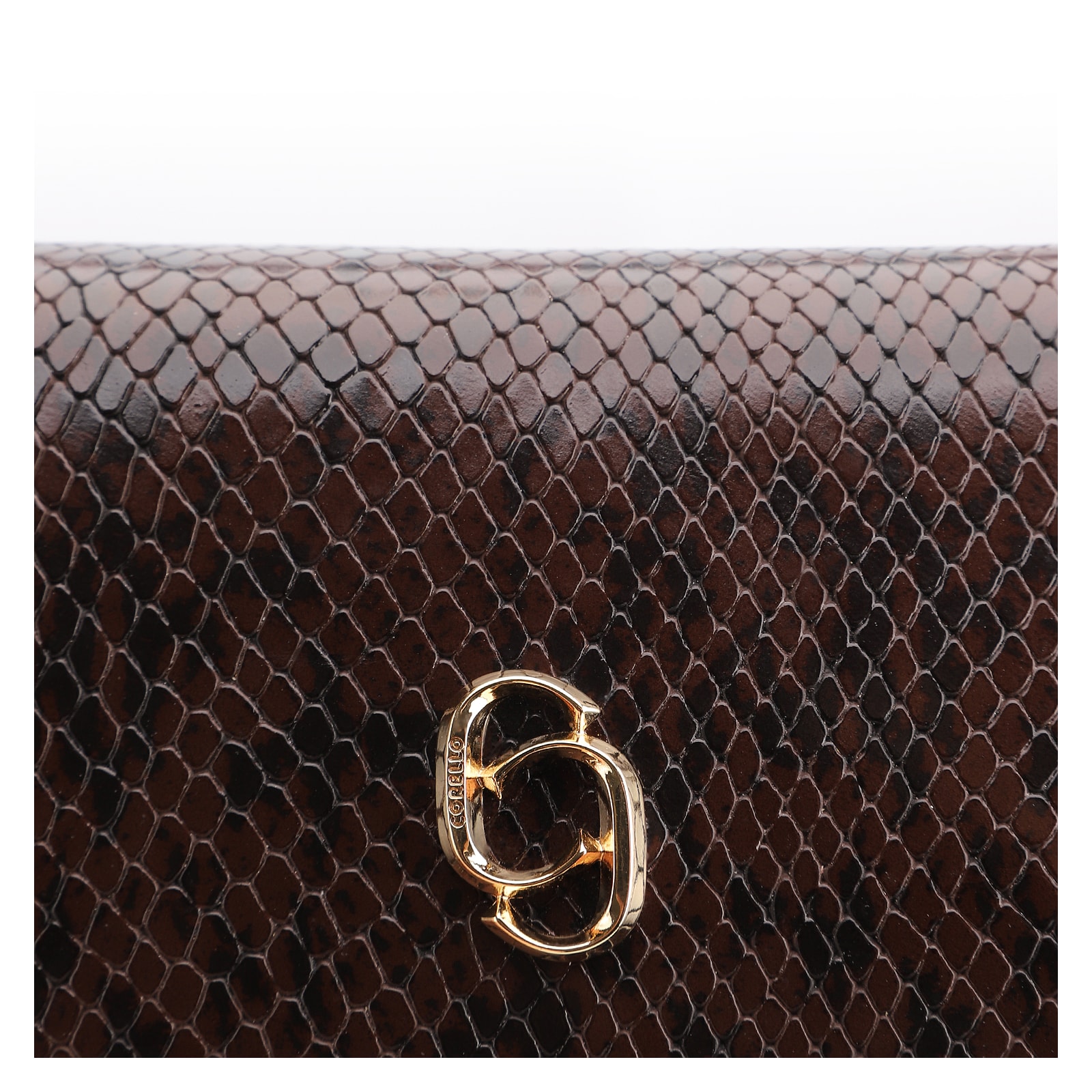 Bolsa De Ombro Alt Python Marrom Escuro