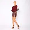 Bolsa De Ombro Alt Python Marrom Escuro - imagem 9
