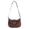 Bolsa De Ombro Alt Python Marrom Escuro - imagem 1