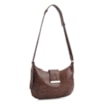 Bolsa De Ombro Alt Python Marrom Escuro - imagem 3