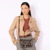 Bolsa De Ombro Alt Verniz Marrom Escuro - imagem 2