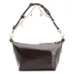 Bolsa De Ombro Alt Verniz Marrom Escuro - imagem 4