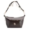 Bolsa De Ombro Alt Verniz Marrom Escuro - imagem 1