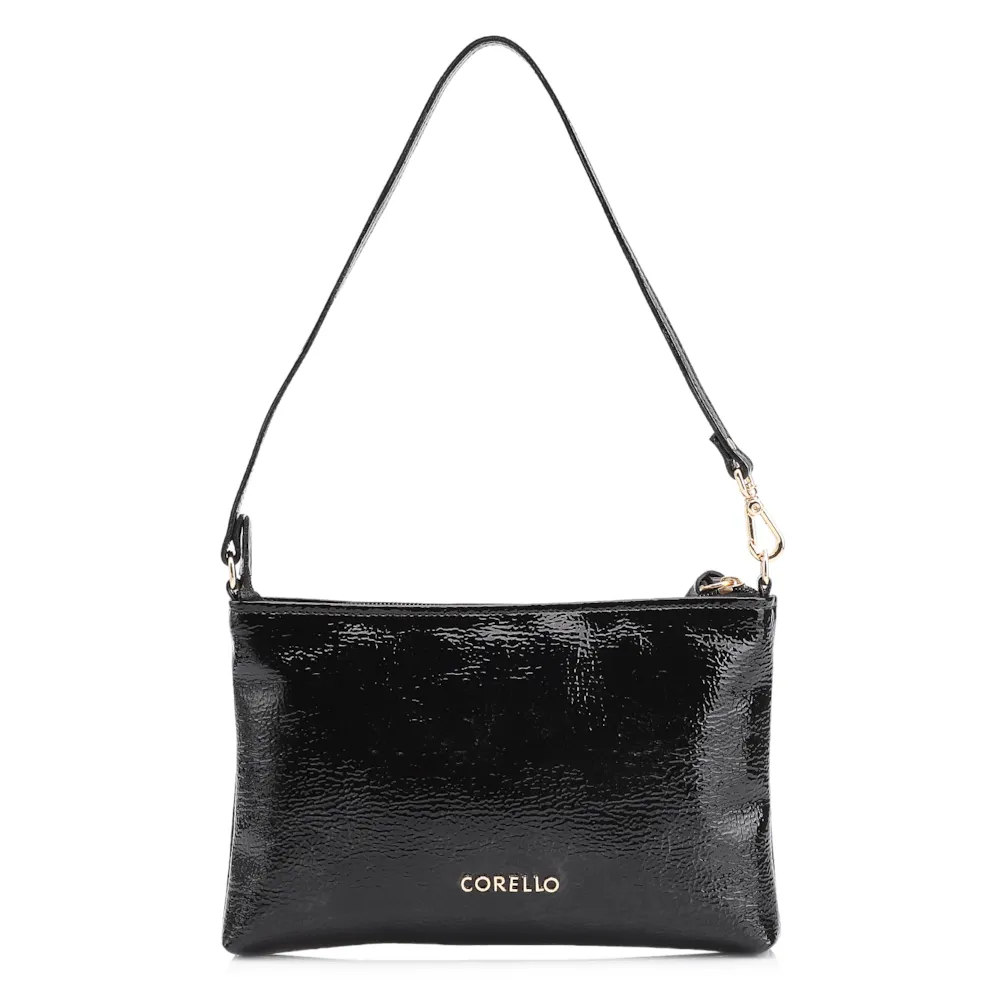 Bolsa De Ombro Alt Verniz Preto - imagem 4