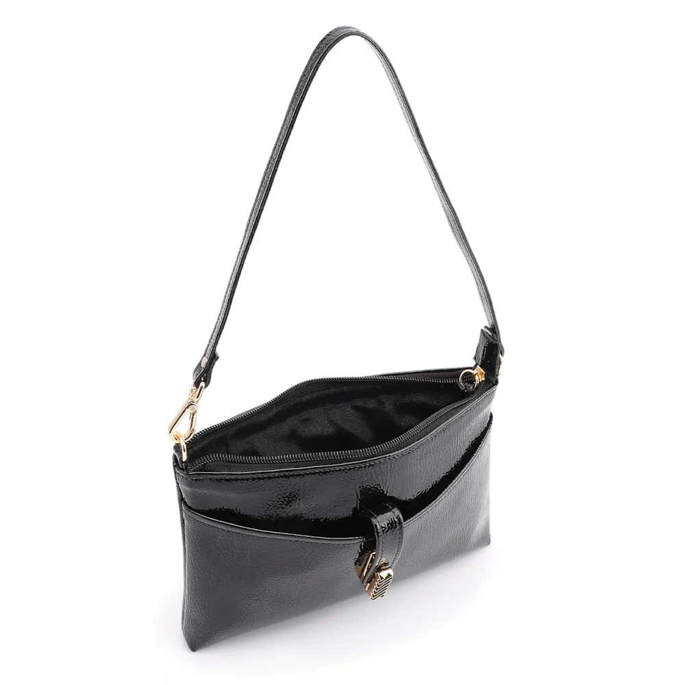 Bolsa De Ombro Alt Verniz Preto - imagem 5