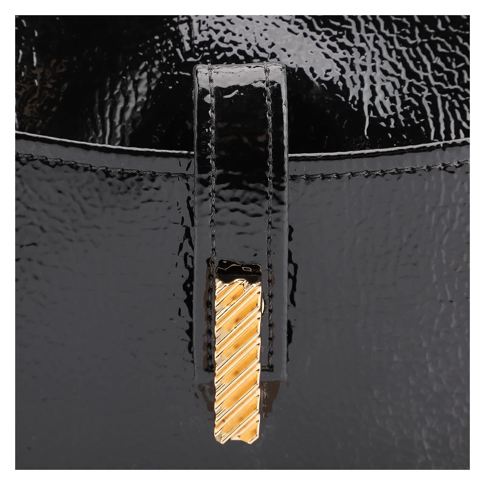 Bolsa De Ombro Alt Verniz Preto