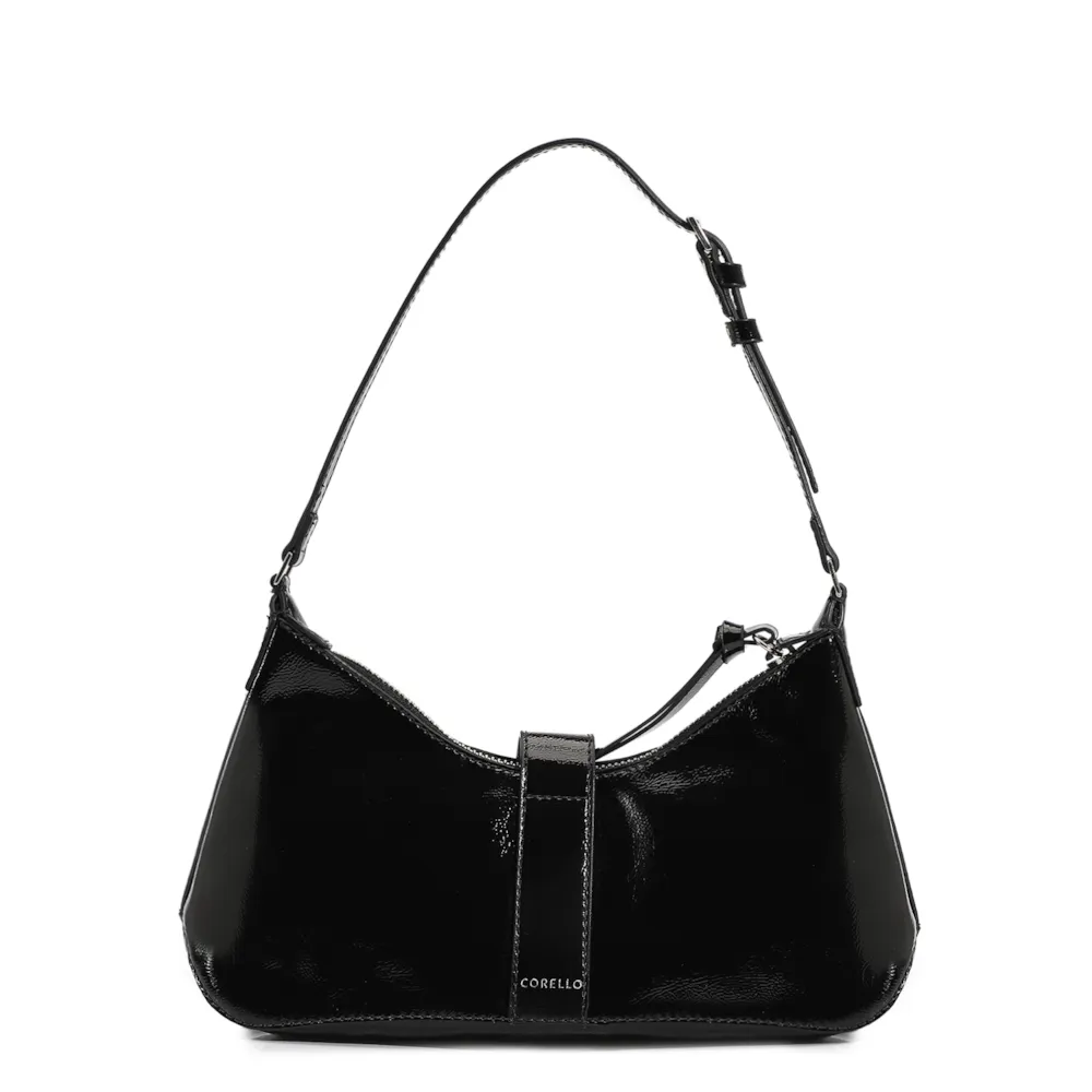 Bolsa De Ombro Alt Verniz Preto - imagem 4