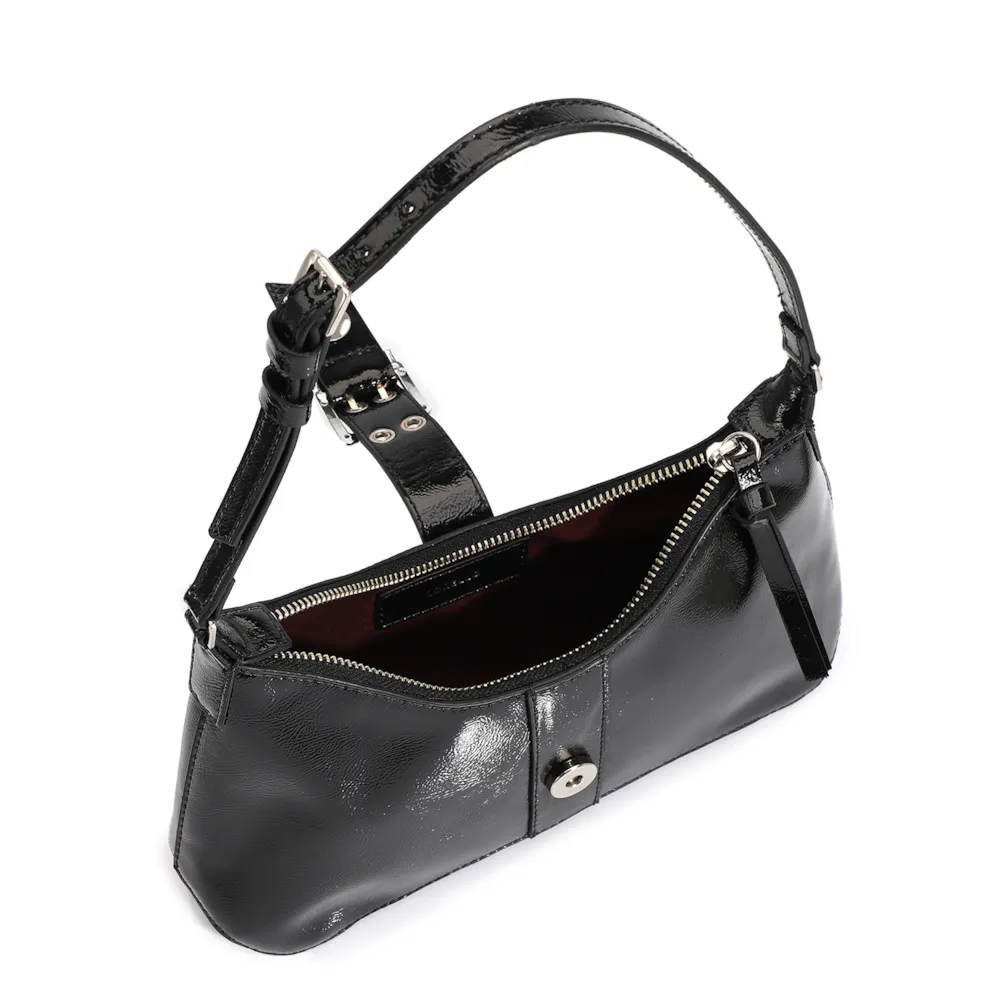 Bolsa De Ombro Alt Verniz Preto - imagem 5