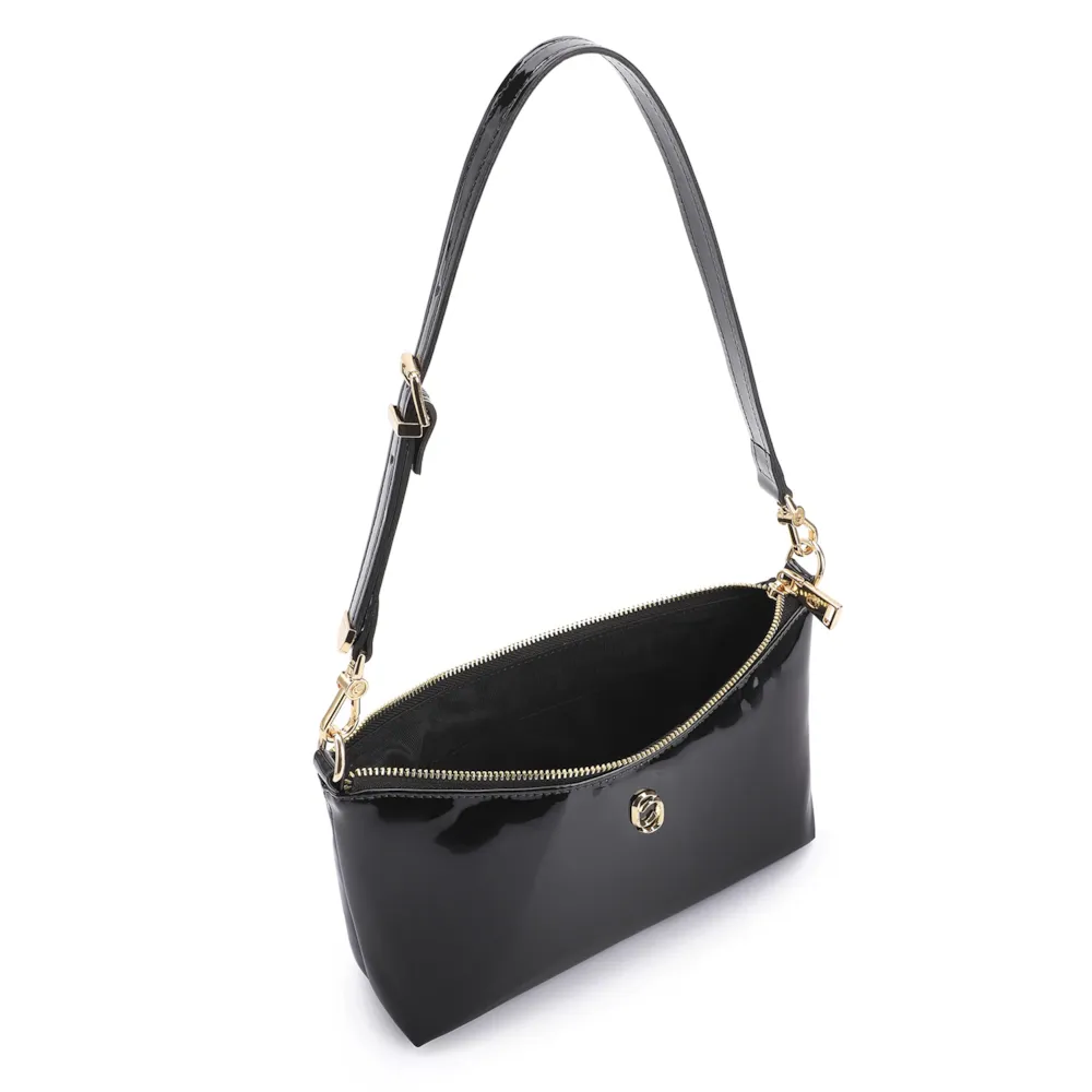 Bolsa De Ombro Alt Verniz Preto - imagem 4