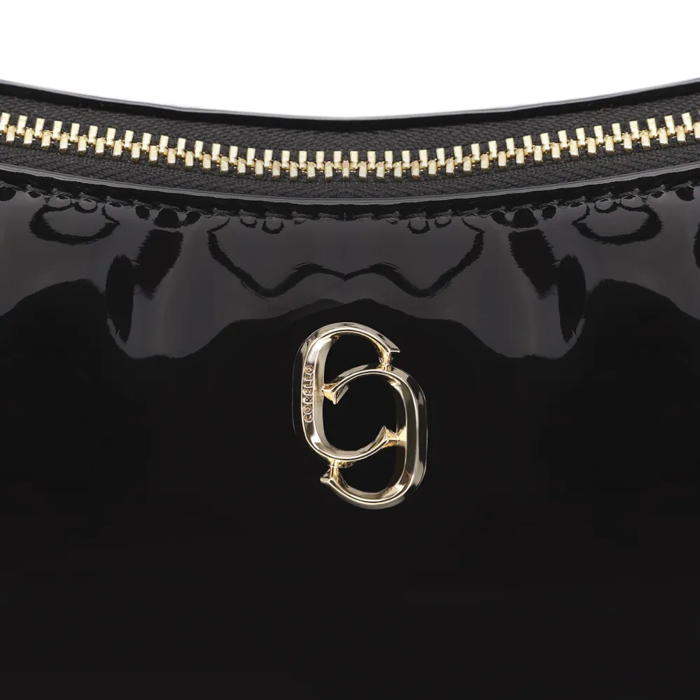 Bolsa De Ombro Alt Verniz Preto - imagem 6
