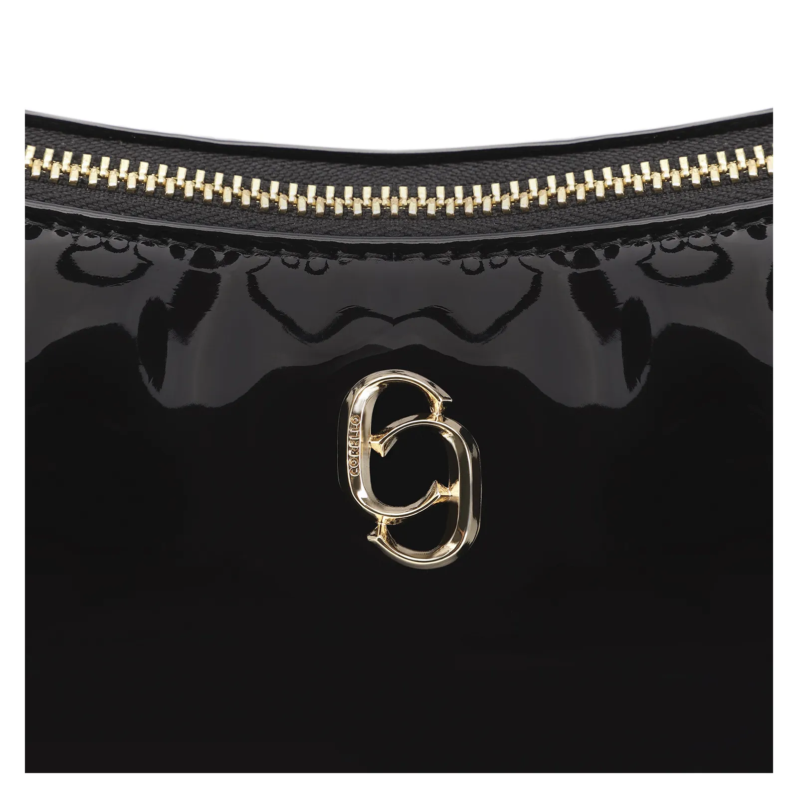 Bolsa De Ombro Alt Verniz Preto