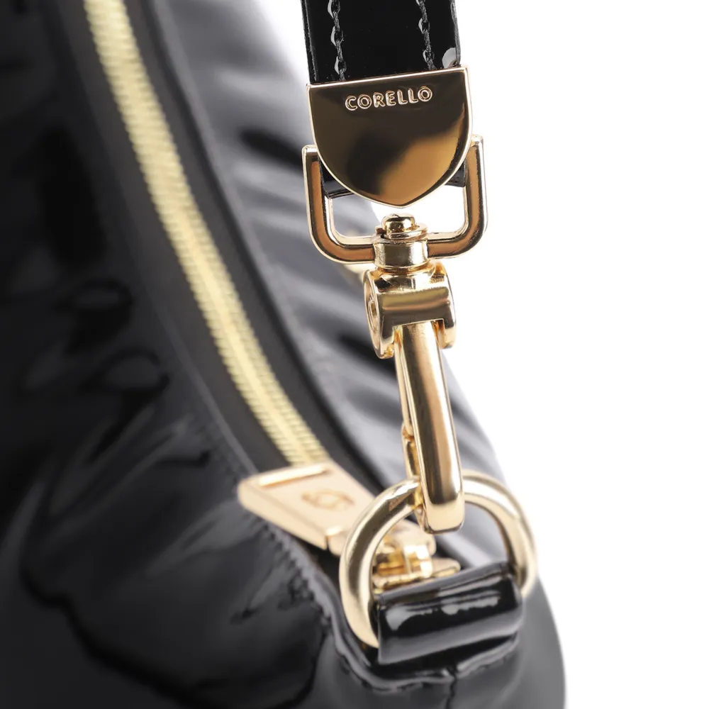 Bolsa De Ombro Alt Verniz Preto - imagem 7