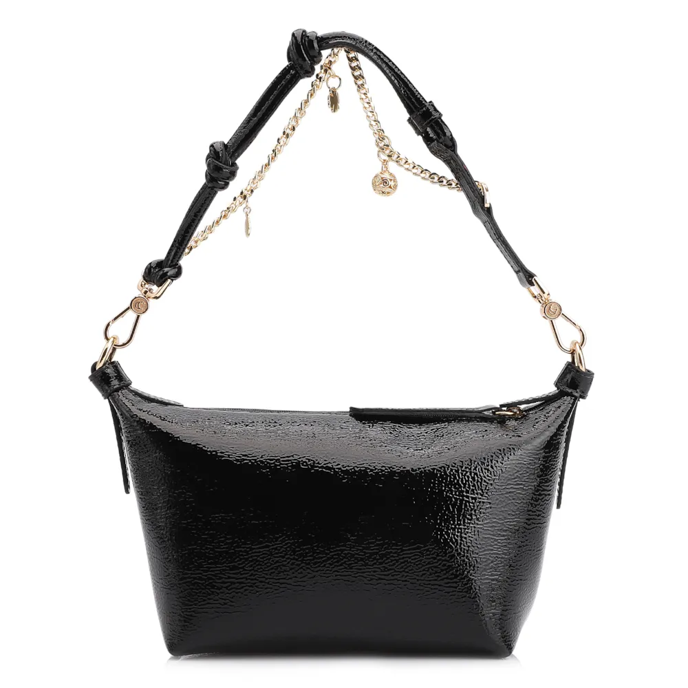 Bolsa De Ombro Alt Verniz Preto - imagem 4