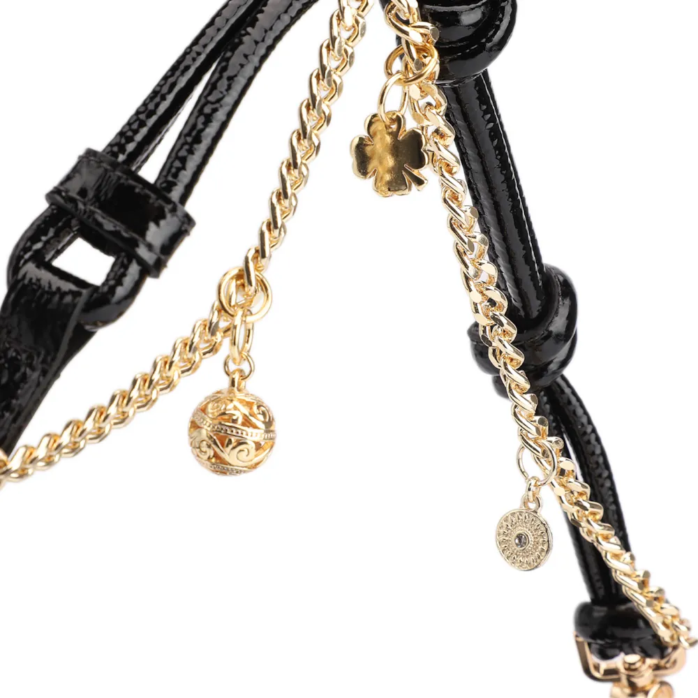Bolsa De Ombro Alt Verniz Preto - imagem 6