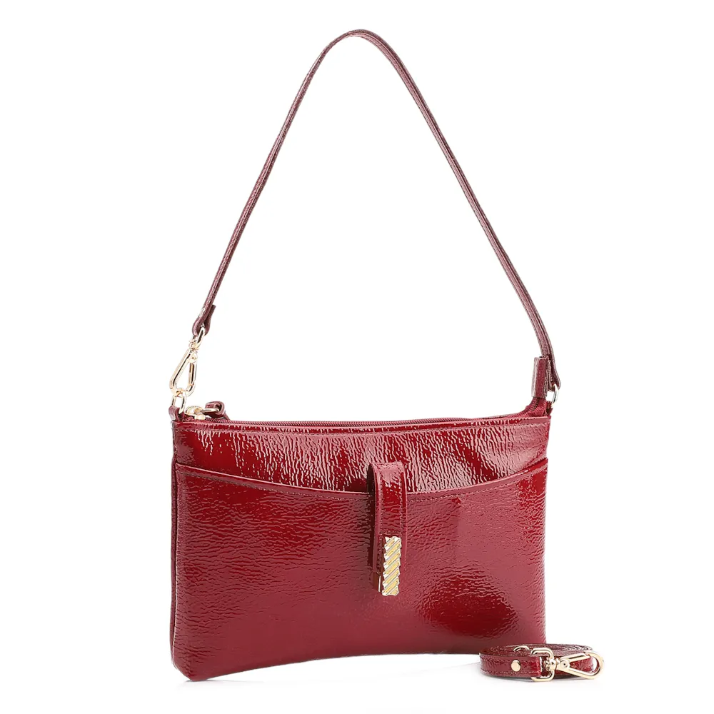 Bolsa De Ombro Alt Verniz Vermelha - imagem 3