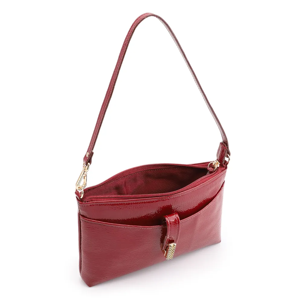 Bolsa De Ombro Alt Verniz Vermelha - imagem 5