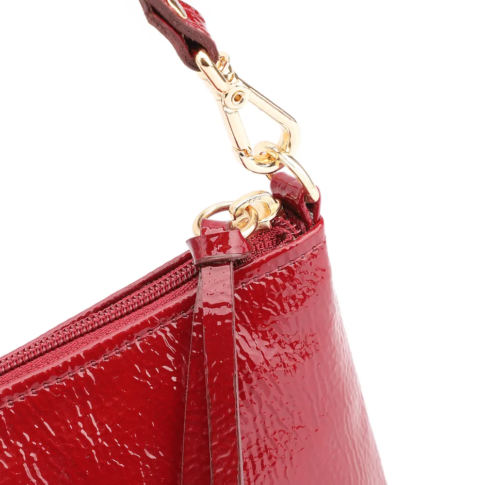 Bolsa De Ombro Alt Verniz Vermelha - imagem 6