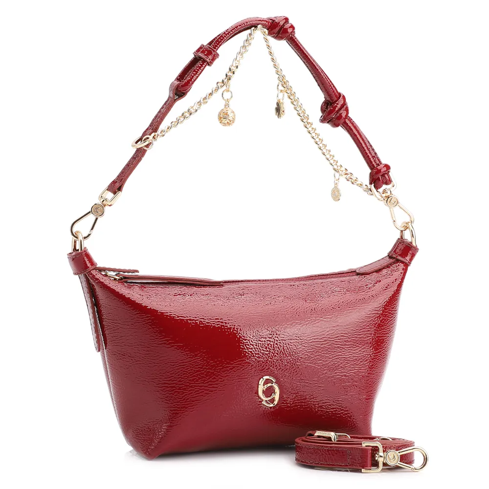 Bolsa De Ombro Alt Verniz Vermelho - imagem 3