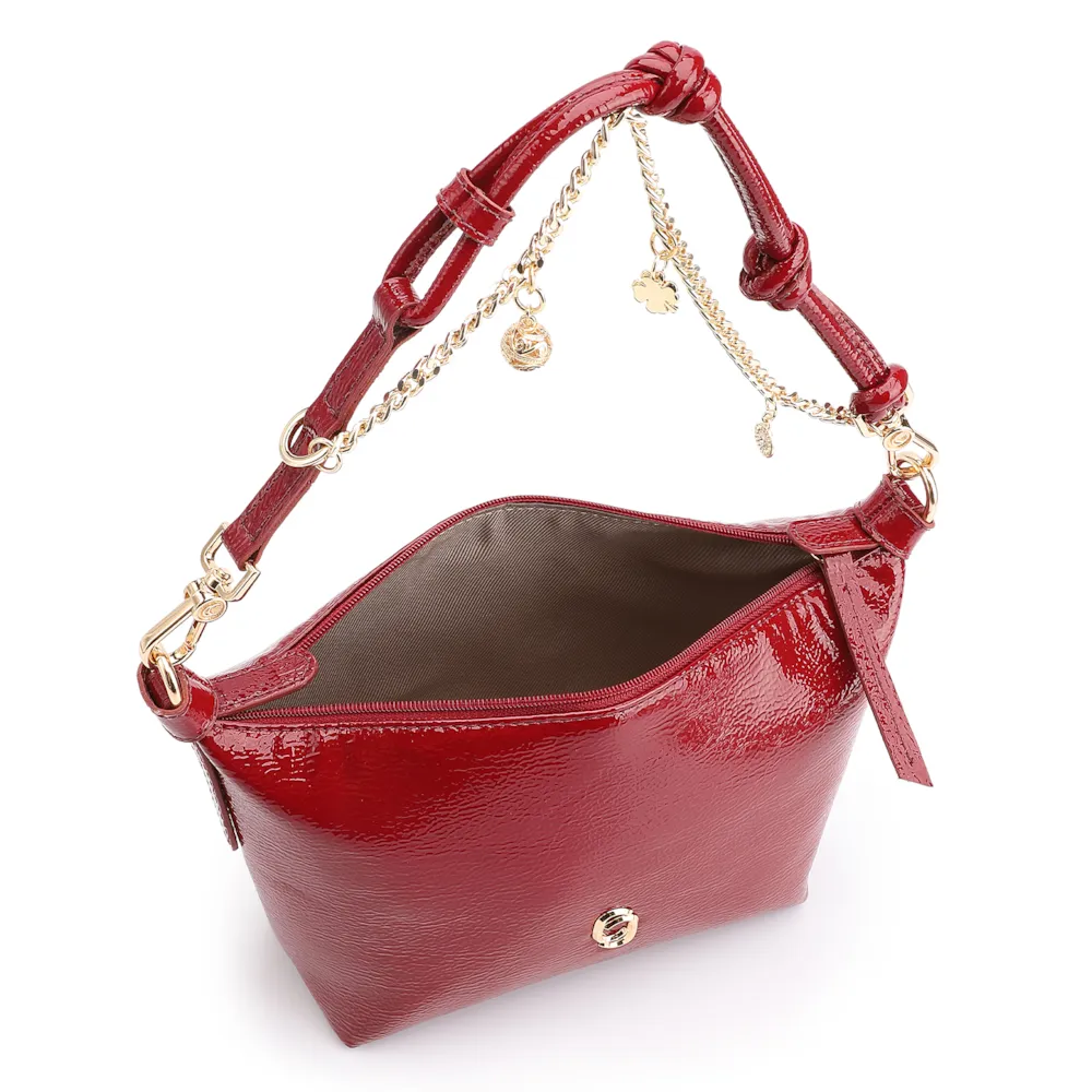 Bolsa De Ombro Alt Verniz Vermelho - imagem 5
