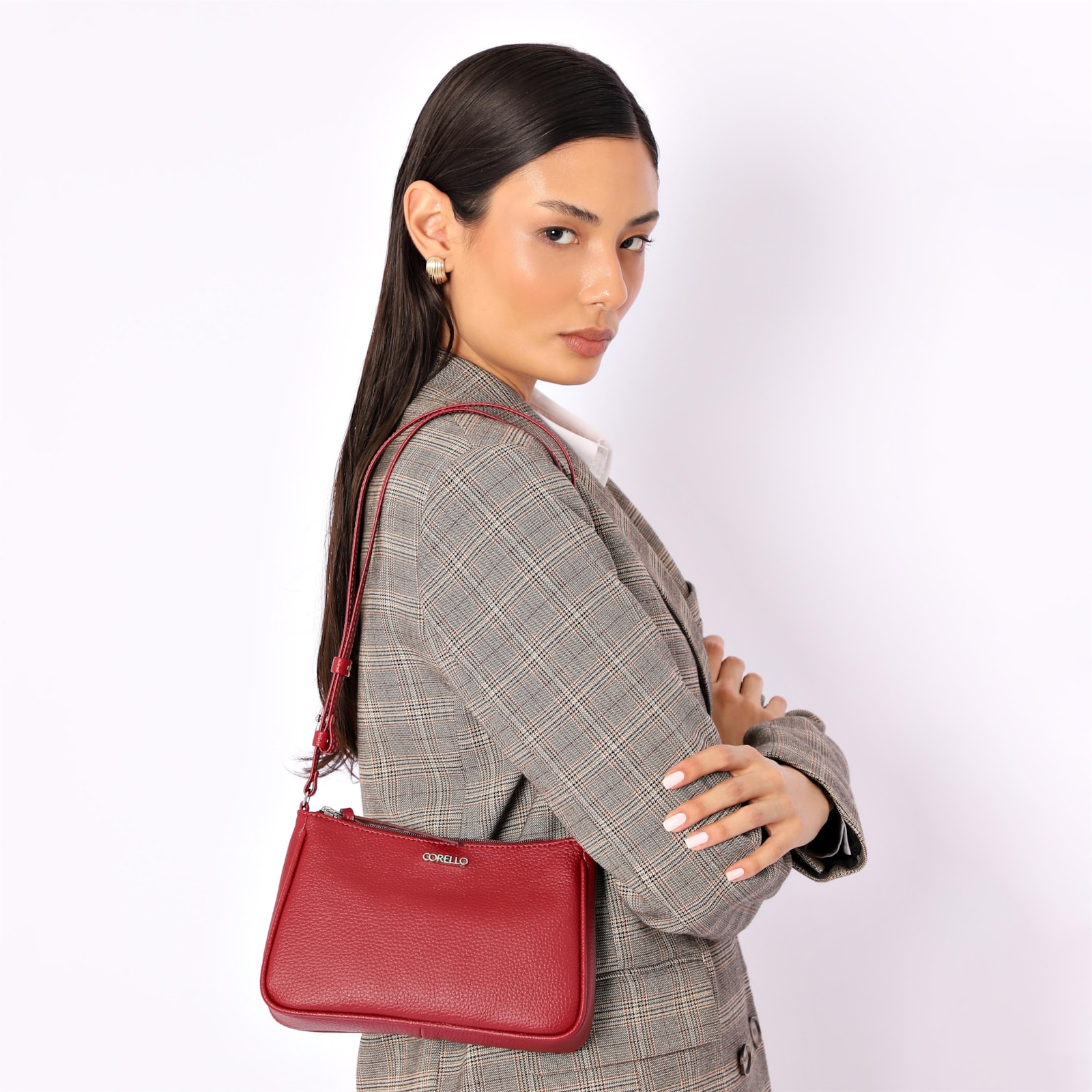 Bolsa De Ombro Alt Vinho