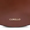 Bolsa De Ombro Aplicações Couro Camurça/Couro Marrom Escuro - imagem 7