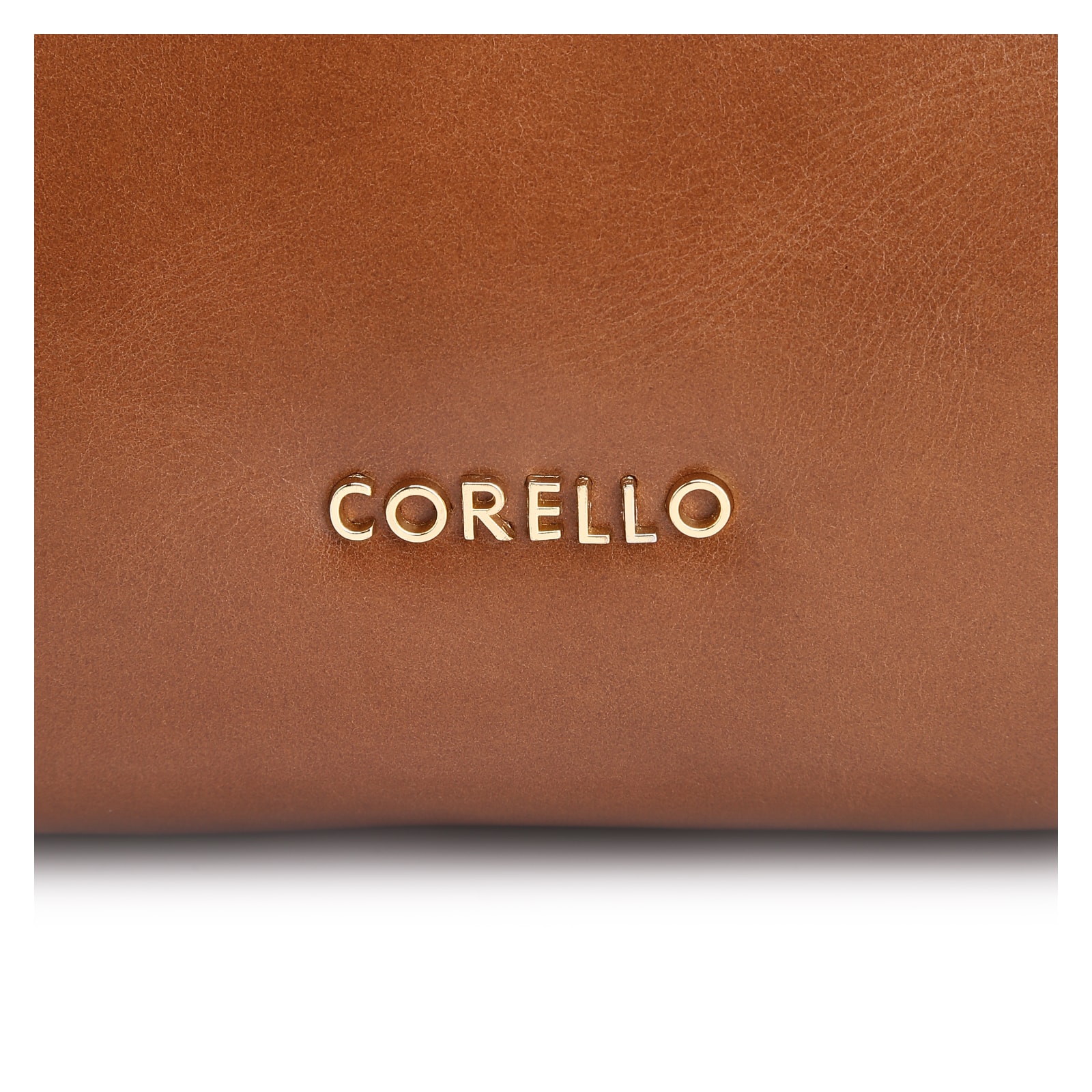 Bolsa De Ombro Argola Couro Camurça Marrom