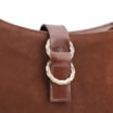 Bolsa De Ombro Argola Couro Marrom - imagem 7