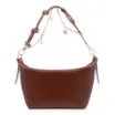 Bolsa De Ombro Bag Charm Couro Marrom - imagem 3