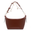 Bolsa De Ombro Bag Charm Couro Marrom - imagem 3