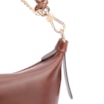 Bolsa De Ombro Bag Charm Couro Marrom - imagem 5
