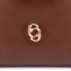 Bolsa De Ombro Bag Charm Couro Marrom - imagem 6