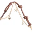 Bolsa De Ombro Bag Charm Couro Marrom - imagem 7