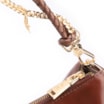 Bolsa De Ombro Bag Charm Couro Marrom - imagem 6