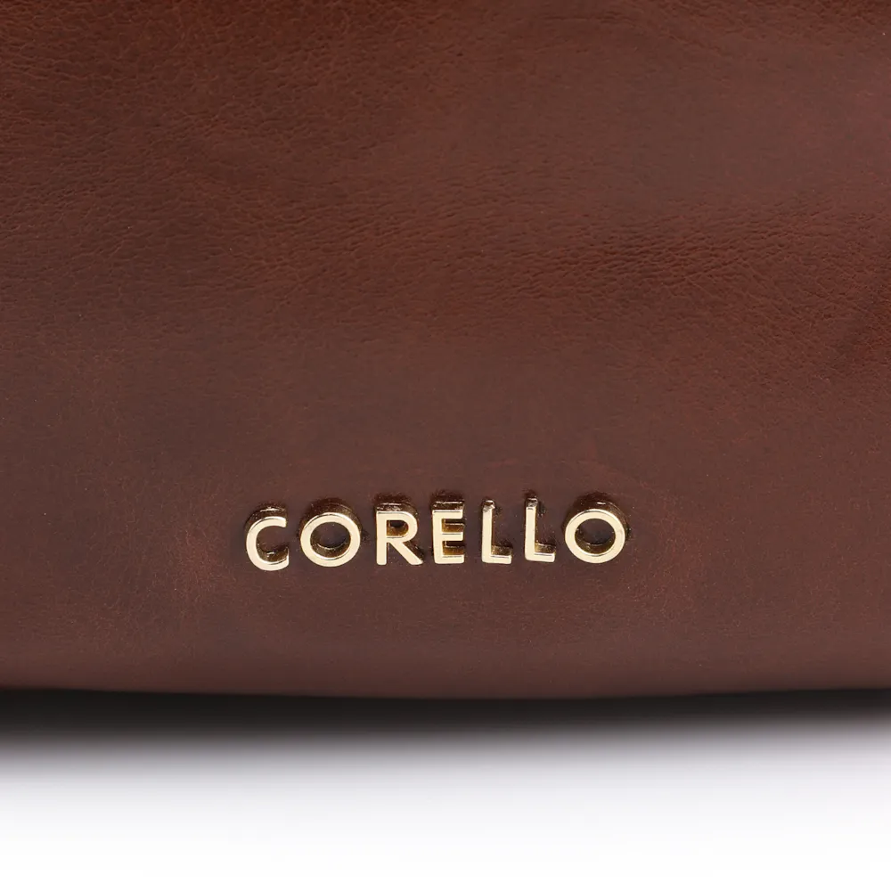 Bolsa De Ombro Bag Charm Couro Marrom - imagem 7