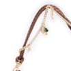 Bolsa De Ombro Bag Charm Couro Marrom - imagem 8