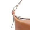 Bolsa De Ombro Bag Charm Couro Marrom Claro - imagem 5