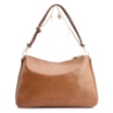 Bolsa De Ombro Bag Charm Couro Marrom Claro - imagem 3