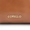 Bolsa De Ombro Bag Charm Couro Marrom Claro - imagem 6