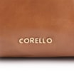 Bolsa De Ombro Bag Charm Couro Marrom Claro - imagem 6