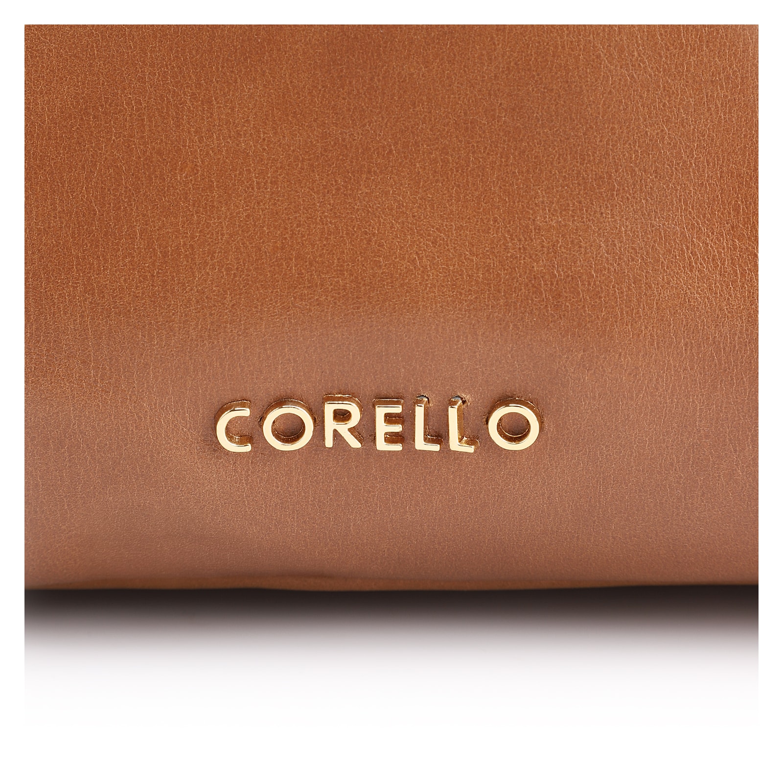 Bolsa De Ombro Bag Charm Couro Marrom Claro