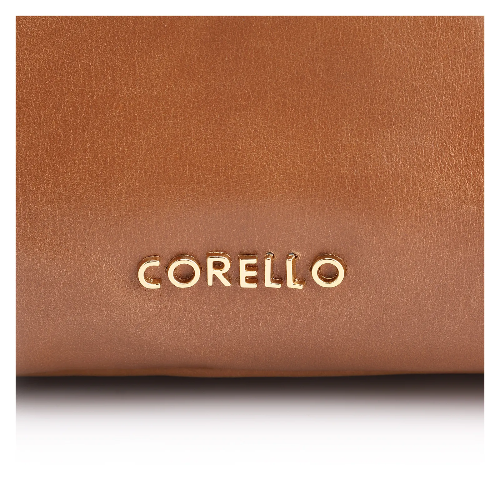 Bolsa De Ombro Bag Charm Couro Marrom Claro